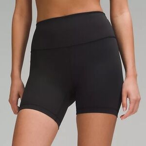 Lululemon Wunder Train High-Rise Short 6" - Size 2 Black Luxtreme